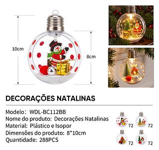 bola de natal decorada