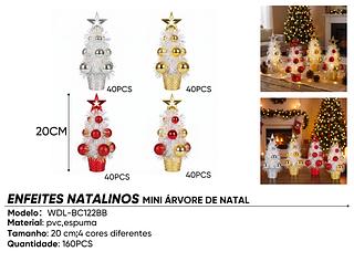 efeite de natal mini arvore de natal