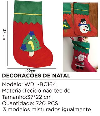 meia de presentes de natal