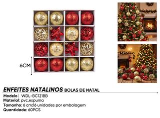 bolas de natal decoradas