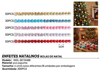 bolas de natal coloridas