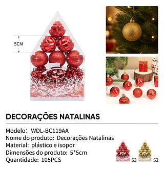 bolas de natal decoradas