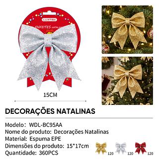 enfeite laço de natal