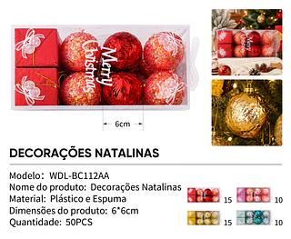 bolas de natal coloridas