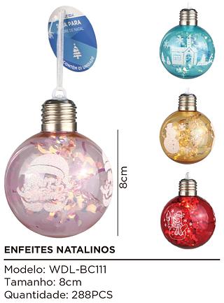 bola de natal decorada