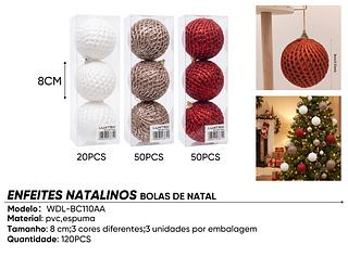 bola de natal decorada