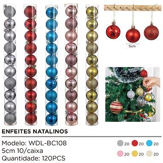 bola de natal colorida