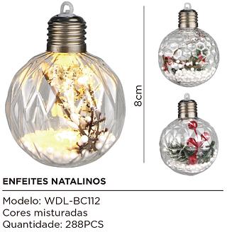 bola de natal decorada
