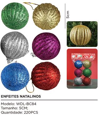 bola de natal colorida